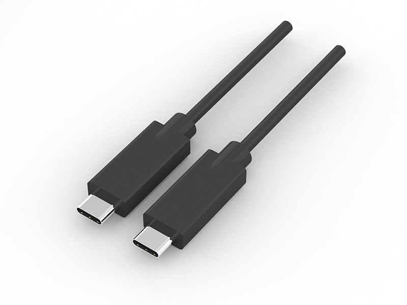 Type-C M- Type-C M cable molding