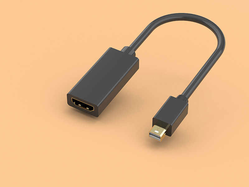 Mini DP Male to  Female Adapter
